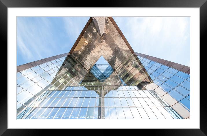 Glass Structure Framed Mounted Print by Svetlana Sewell