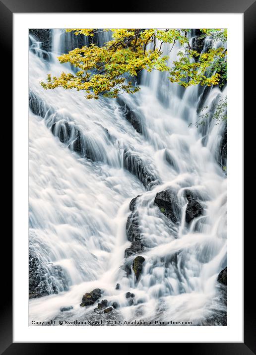 Power of Water Framed Mounted Print by Svetlana Sewell
