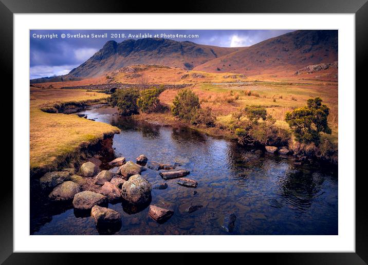 a Road of River Framed Mounted Print by Svetlana Sewell