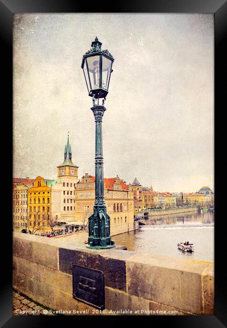 View from Charles Bridge Framed Print by Svetlana Sewell