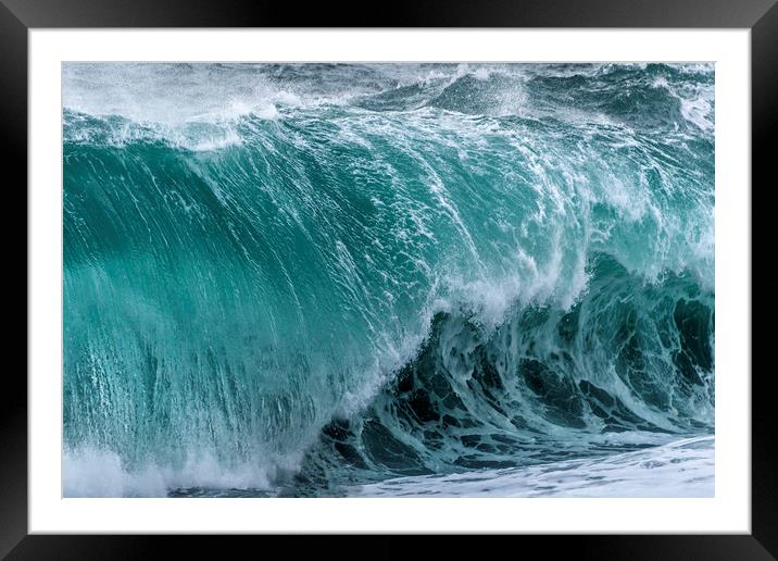 The Power of Wave Framed Mounted Print by Svetlana Sewell