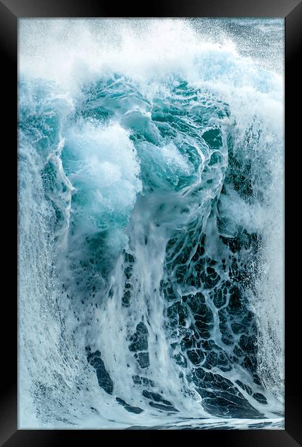 Huge Wave Framed Print by Svetlana Sewell