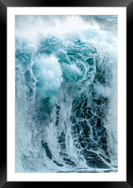 Huge Wave Framed Mounted Print by Svetlana Sewell