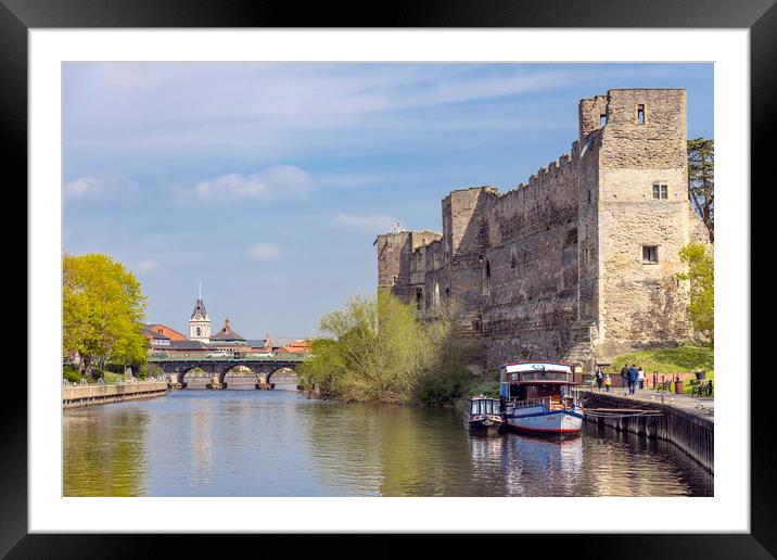 Newark Castle Framed Mounted Print by Svetlana Sewell