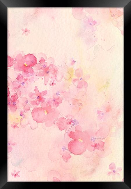 Floral Ornamental Abstract Framed Print by Svetlana Sewell