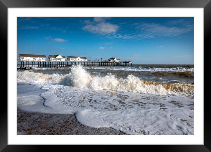 Southwold Framed Mounted Print by Svetlana Sewell