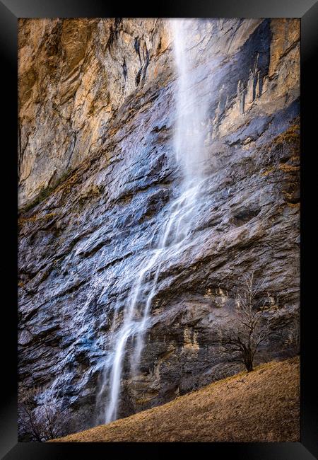 Staubbach Waterfall Framed Print by Svetlana Sewell