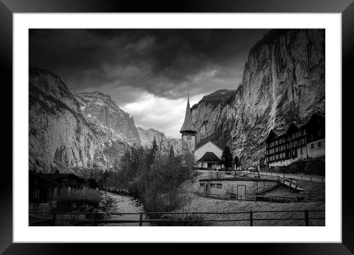 Lauterbrunnen Framed Mounted Print by Svetlana Sewell