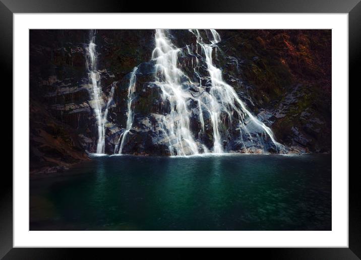 Giessbach waterfalls Framed Mounted Print by Svetlana Sewell