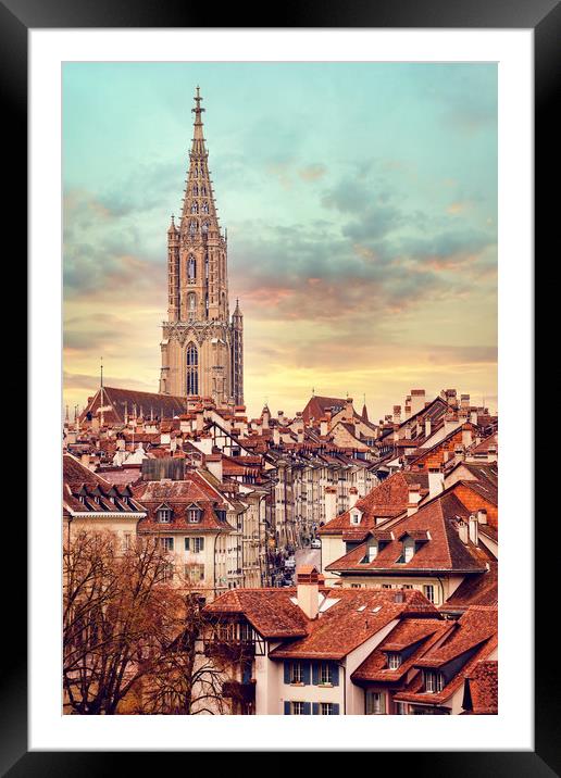 City of Bern Framed Mounted Print by Svetlana Sewell