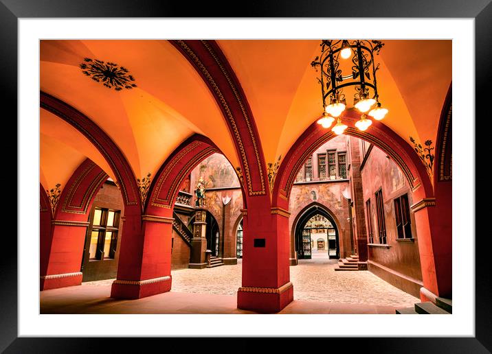 Rathaus Architecture Framed Mounted Print by Svetlana Sewell