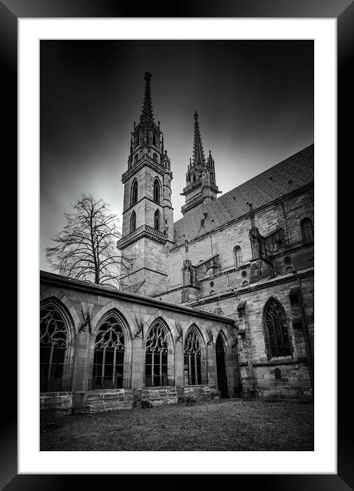 Basel Cathedral Framed Mounted Print by Svetlana Sewell