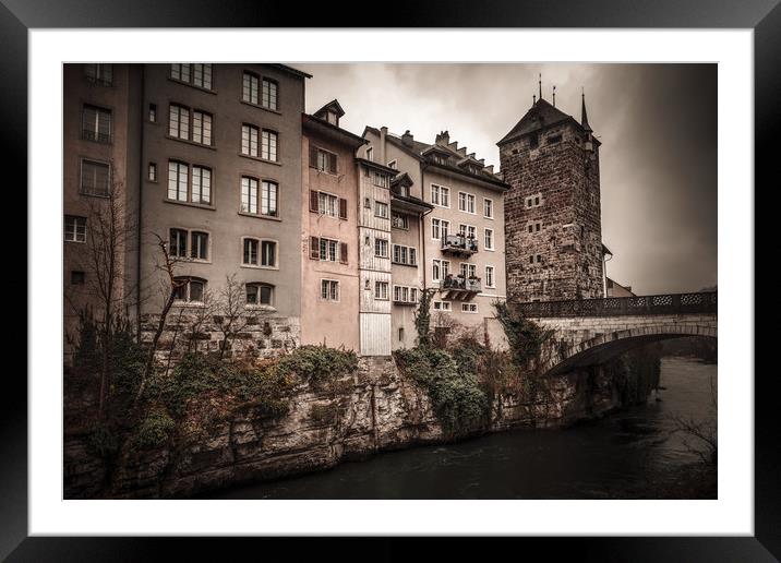 Old Town of Brugg Framed Mounted Print by Svetlana Sewell