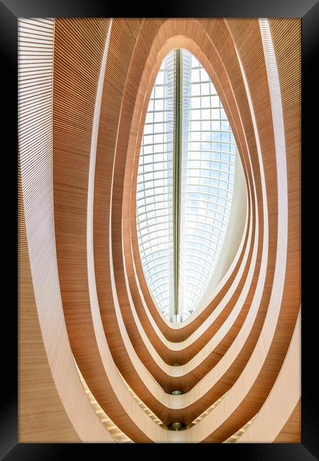 Calatrava Library Framed Print by Svetlana Sewell