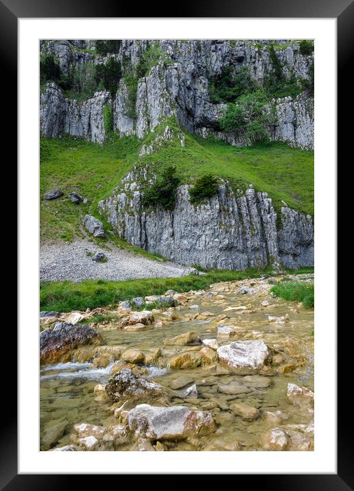 Gordale Scar Framed Mounted Print by Svetlana Sewell