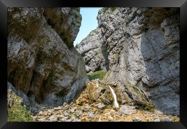 Gordale Scar Framed Print by Svetlana Sewell