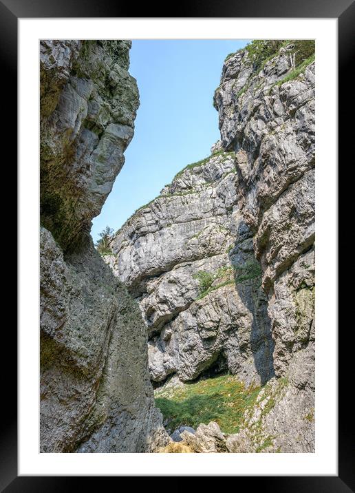 Gordale Scar Framed Mounted Print by Svetlana Sewell