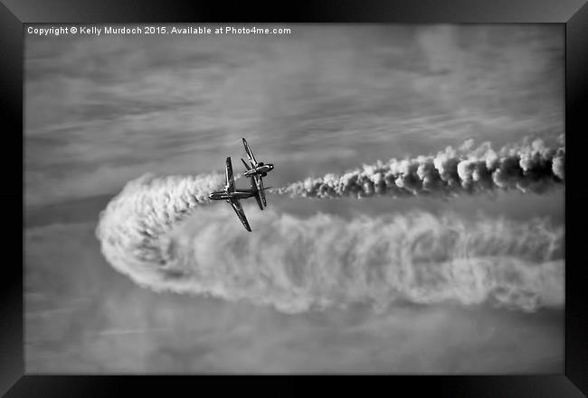  REDS 1 BW Framed Print by Kelly Murdoch