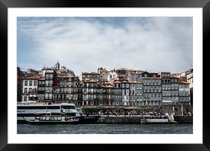 Porto, a city on the river Framed Mounted Print by Anastasiia P.