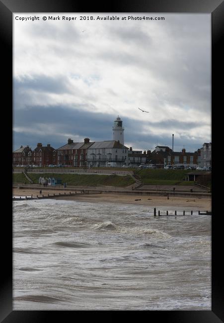 Southwold Lighthouse Framed Print by Mark Roper