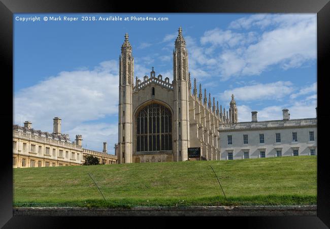 Kings College Chapel  Framed Print by Mark Roper