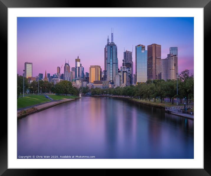 Melbourne Mornings Framed Mounted Print by Black Key Photography