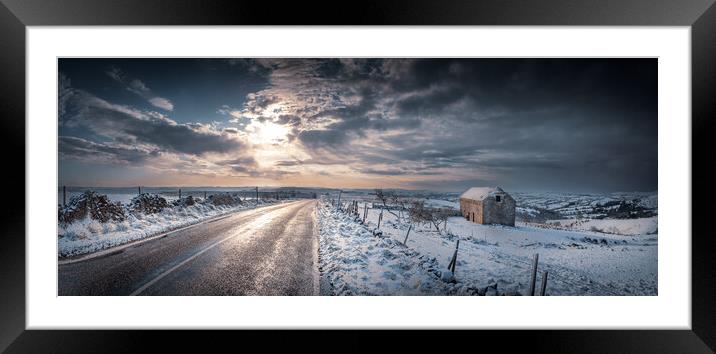 The barn Framed Mounted Print by Michael Newton