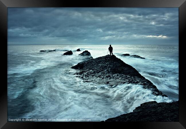 Outdoor oceanbeach Framed Print by Michael Newton