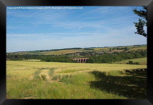 Darenth Valley Framed Print by Ravenswood Imagery