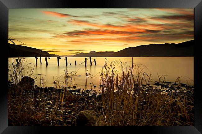 Loch Ness Framed Print by Sandra Kepkowska