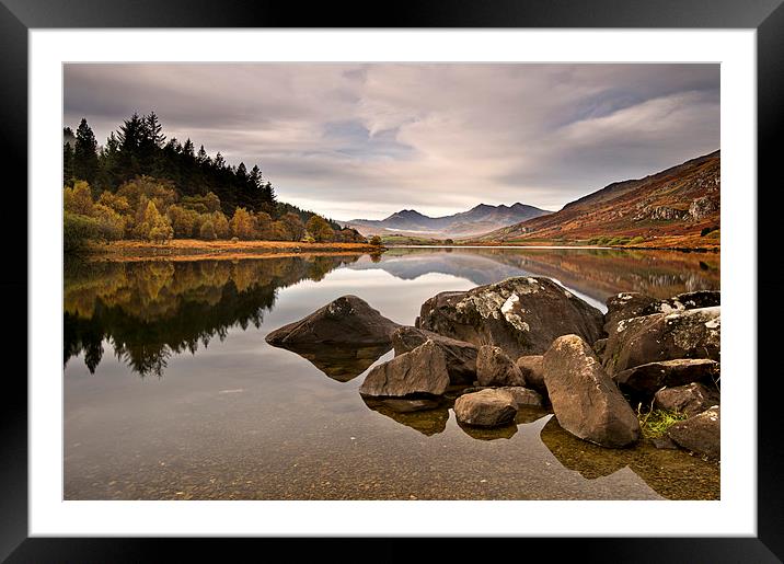 Llynnau Mymbyr Framed Mounted Print by Sandra Kepkowska