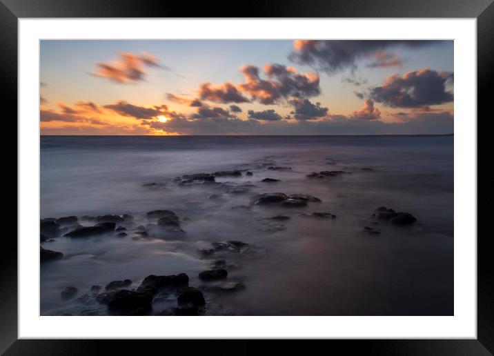 Dunraven Bay  Framed Mounted Print by Sandra Kepkowska