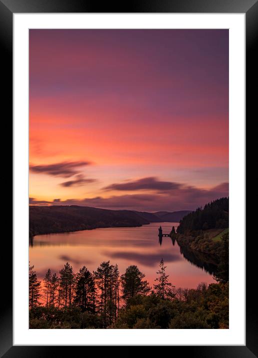 Lake Vyrnwy Framed Mounted Print by Sandra Kepkowska