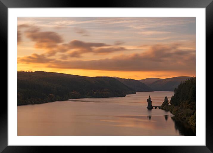 Lake Vyrnwy Framed Mounted Print by Sandra Kepkowska