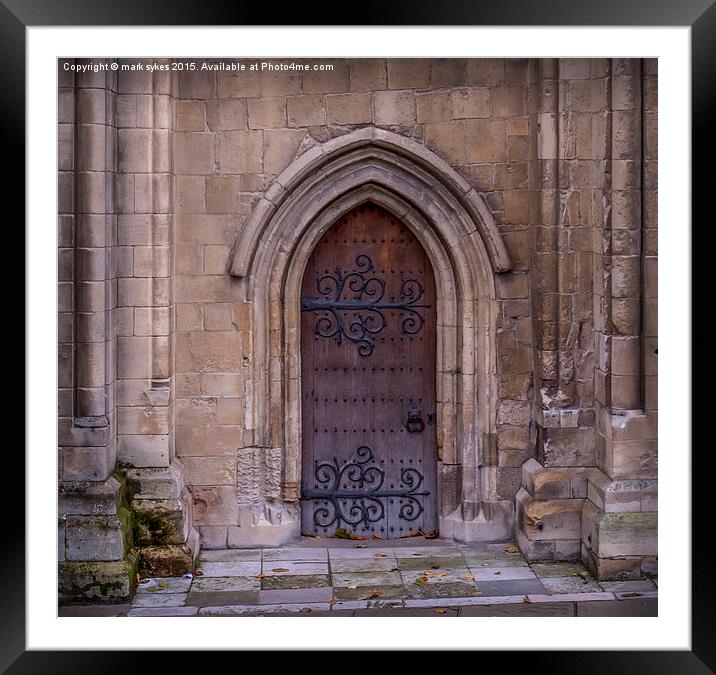  Rochester Cathedral Framed Mounted Print by mark sykes