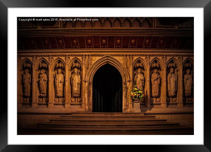  Rochester Cathedral Framed Mounted Print by mark sykes