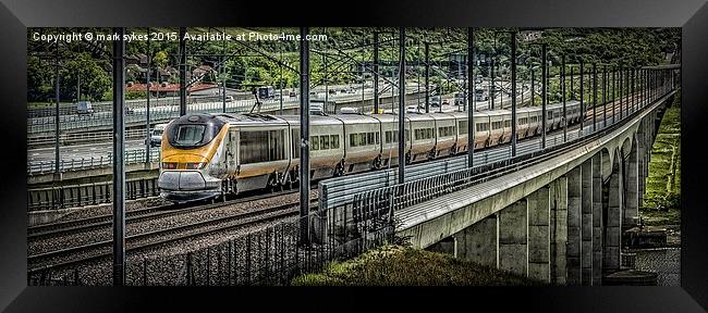  Eurostar Raillink Framed Print by mark sykes