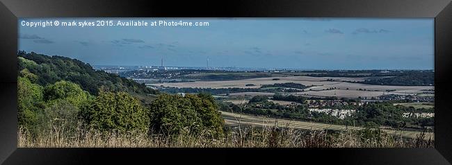  A View of Kent Framed Print by mark sykes