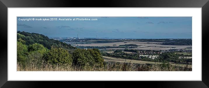  A View of Kent Framed Mounted Print by mark sykes