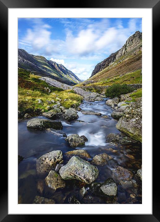  Passing through Snowdonia. Framed Mounted Print by Chris Lewis