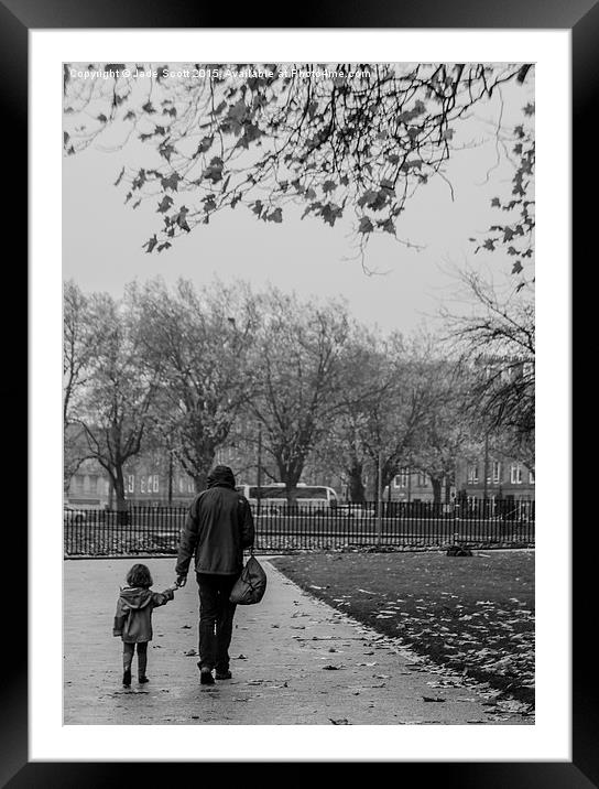  A walk in the park   Framed Mounted Print by Jade Scott