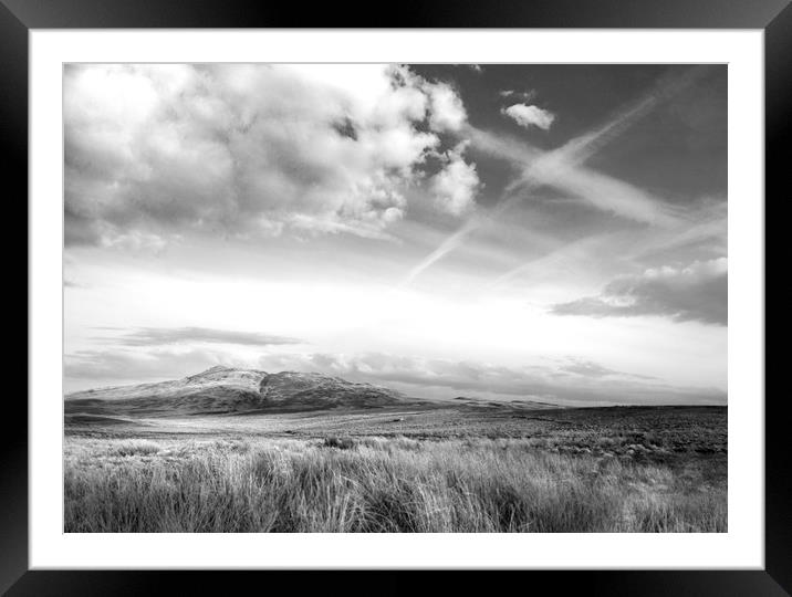 On top of the ochils hills  Framed Mounted Print by Jade Scott