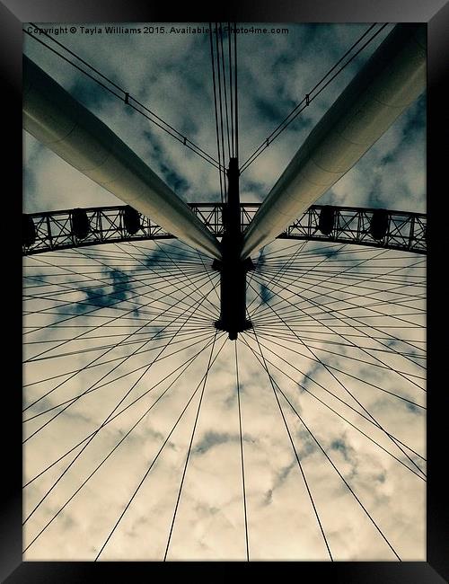  The Big Wheel Framed Print by Tayla Williams