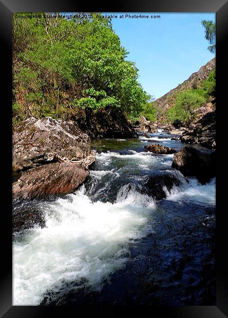  Aberglaslyn Pass Framed Print by Claire Merchant