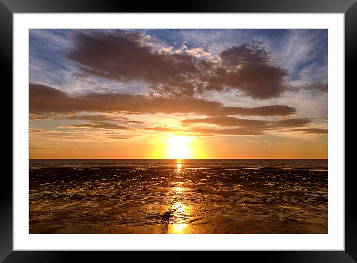   Golden glory sunset Framed Mounted Print by Naylor's Photography