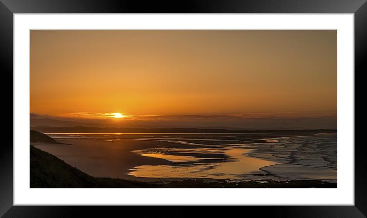 Beautiful Bamburgh at Sunset Framed Mounted Print by Naylor's Photography
