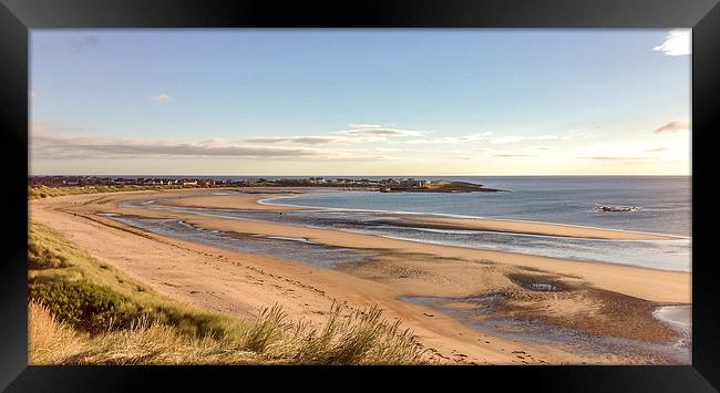  Dreamy Beadnell Bay Framed Print by Naylor's Photography