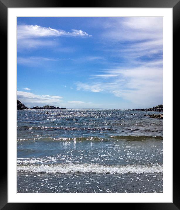 Out of the Bay to Sea Framed Mounted Print by Naylor's Photography