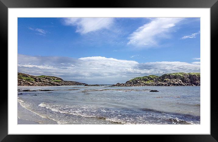 Sun, Sea and The Isle of Mull Framed Mounted Print by Naylor's Photography