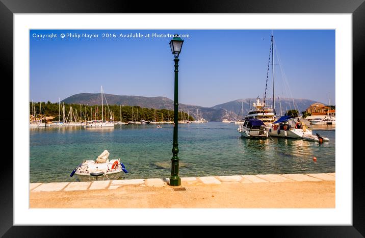 Beautiful Ionian island  Framed Mounted Print by Naylor's Photography